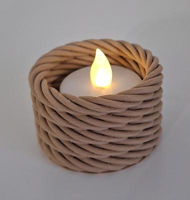 Bougeoir petit panier