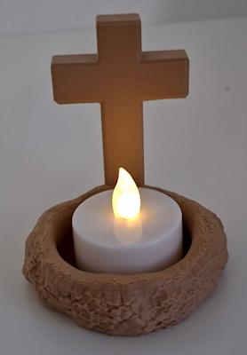 Bougeoir croix
