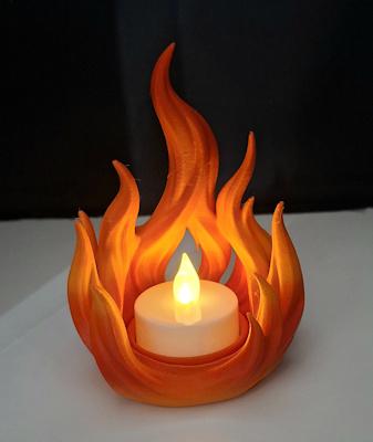 Bougeoir flamme