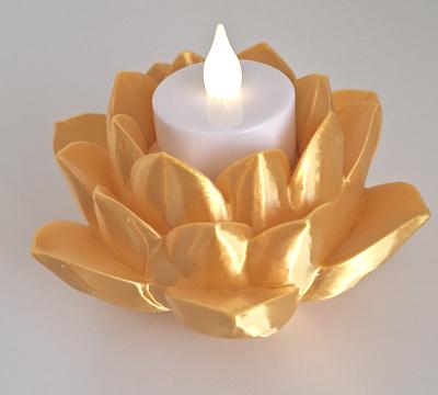 Bougeoir fleur de lotus