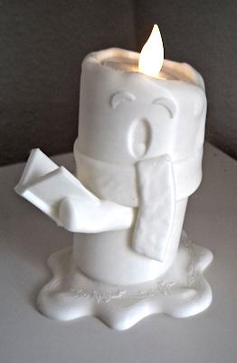 Bougeoir bougie chantante