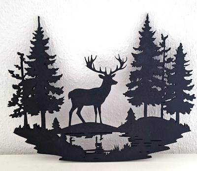 Décor mural Cerf en forêt