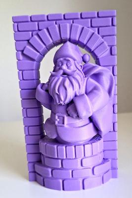Père Noël à la fenêtre
