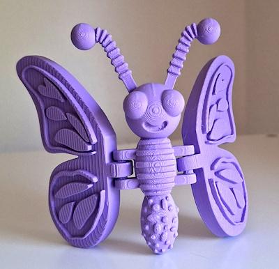 Papillon mignon articulé