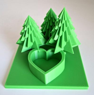 Sapin à coeur