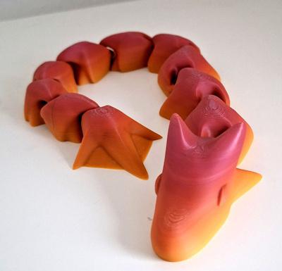 Serpent dragon articulé