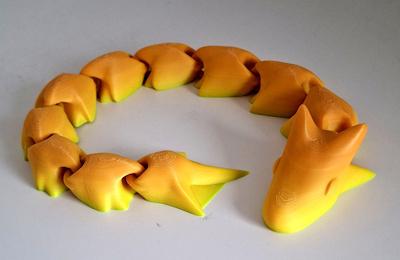 Serpent dragon articulé